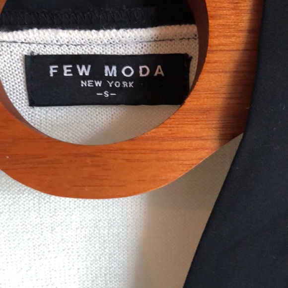 Few Moda New York Cream Black Bow Cardigan - Picture 2 of 5